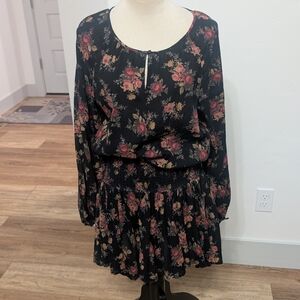 Denim & Supply Ralph Lauren Black Floral Dress